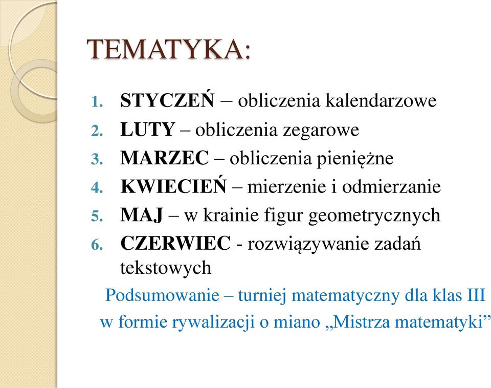 MAJ w krainie figur geometrycznych 6.