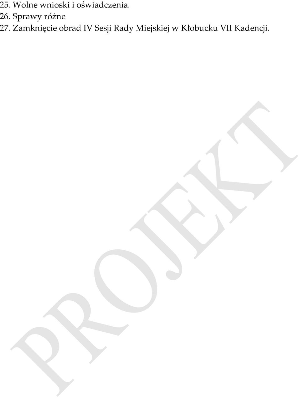 Sprawy różne 27.