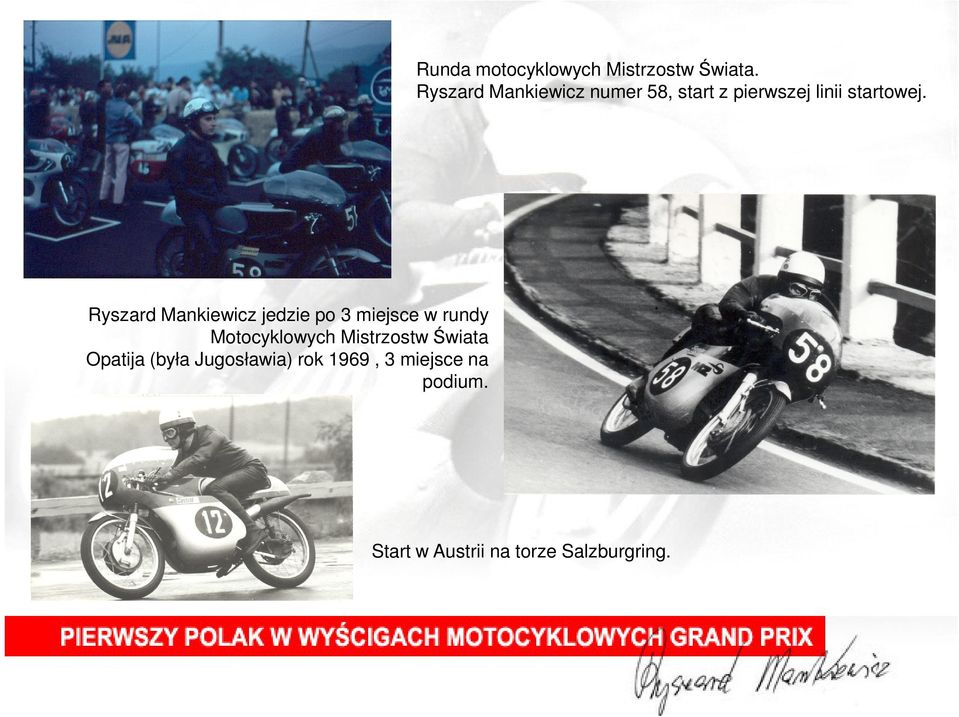 Ryszard Mankiewicz jedzie po 3 miejsce w rundy Motocyklowych