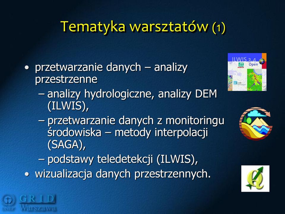 przetwarzanie danych z monitoringu środowiska metody