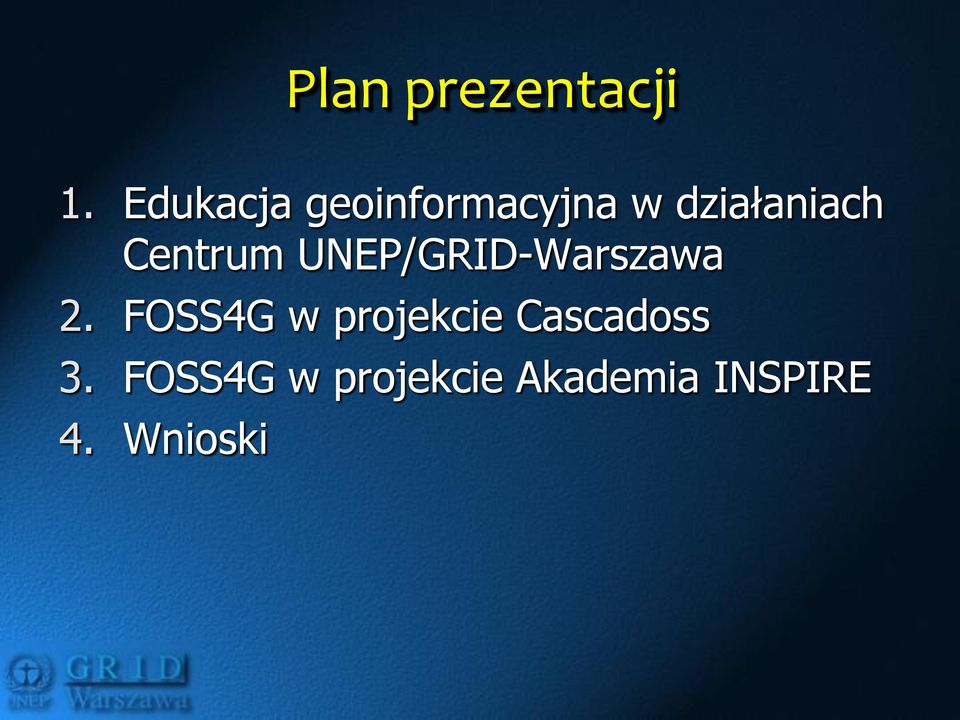 Centrum UNEP/GRID-Warszawa 2.