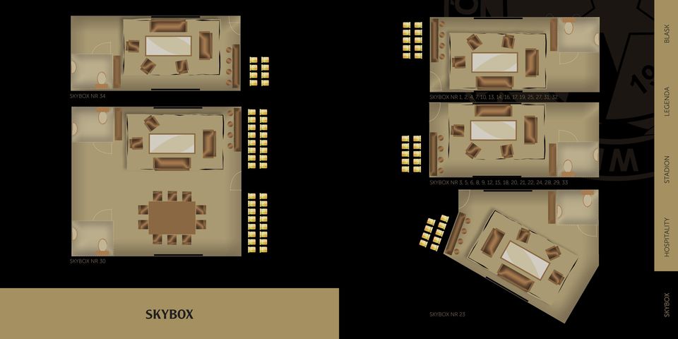 SKYBOX SKYBOX NR 1, 2, 4, 7, 10, 13, 14, 16, 17, 19,
