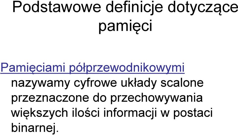 cyfrowe układy scalone przeznaczone do