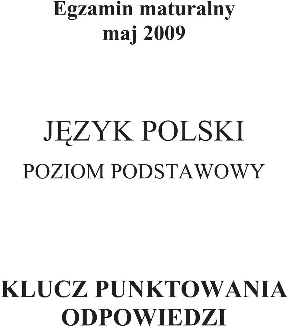 POZIOM PODSTAWOWY