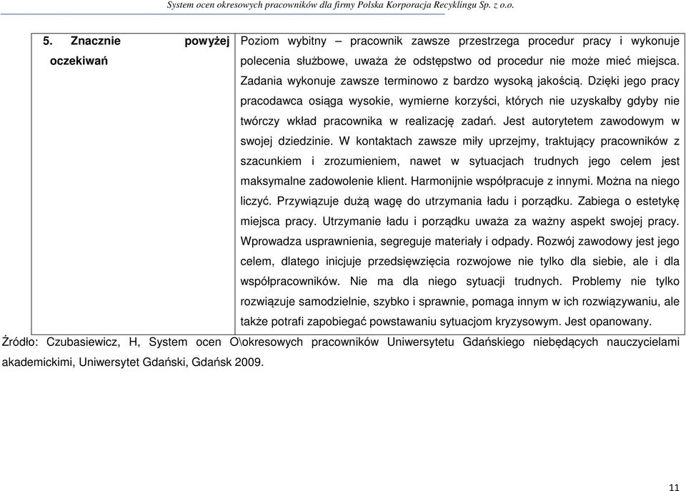Jest autorytetem zawodowym w swojej dziedzinie.