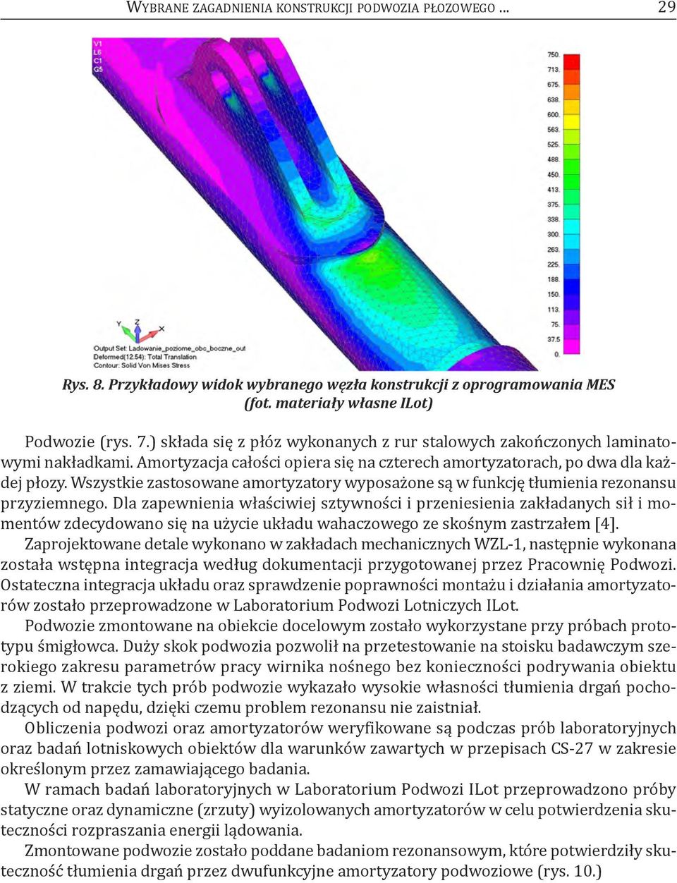 Wszystkie zastosowane amortyzatory wyposażone są w funkcję tłumienia rezonansu przyziemnego.