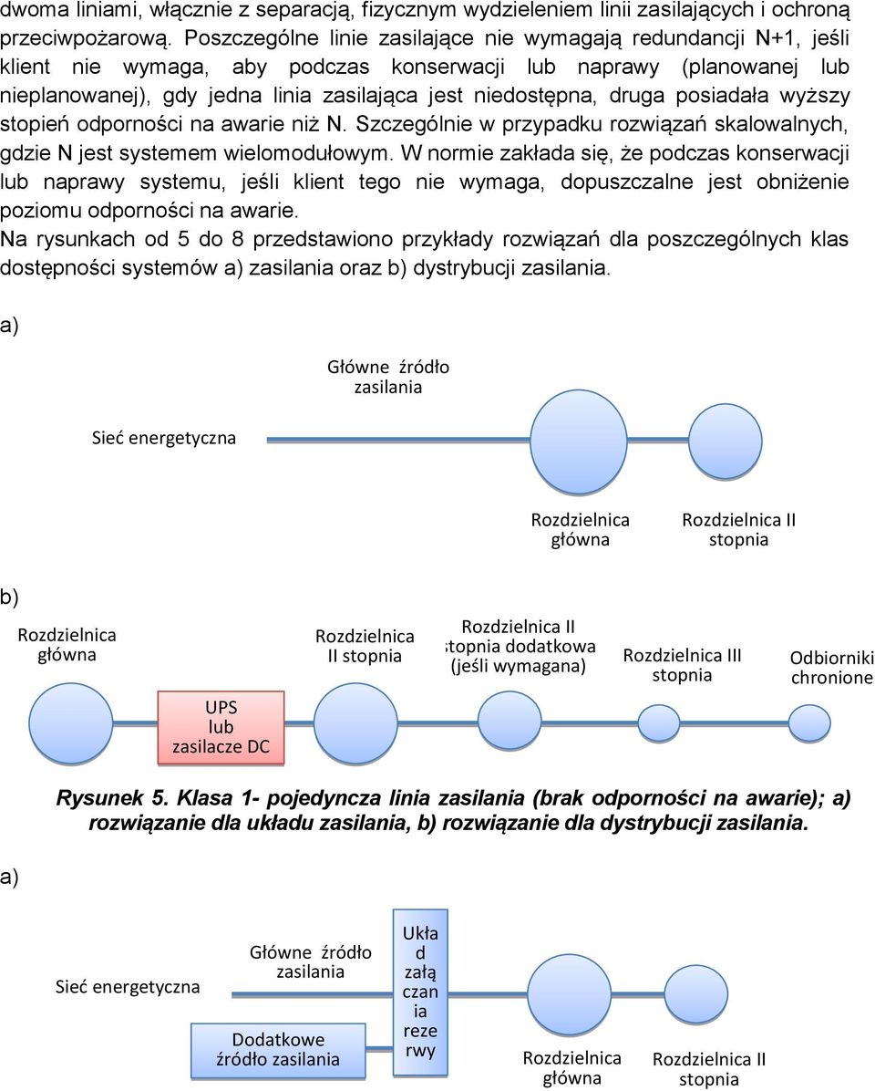 druga posiadała wyższy stopień odporności na awarie niż N. Szczególnie w przypadku rozwiązań skalowalnych, gdzie N jest systemem wielomodułowym.