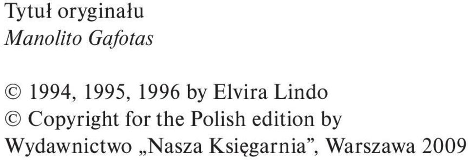 Copyright for the Polish edition by