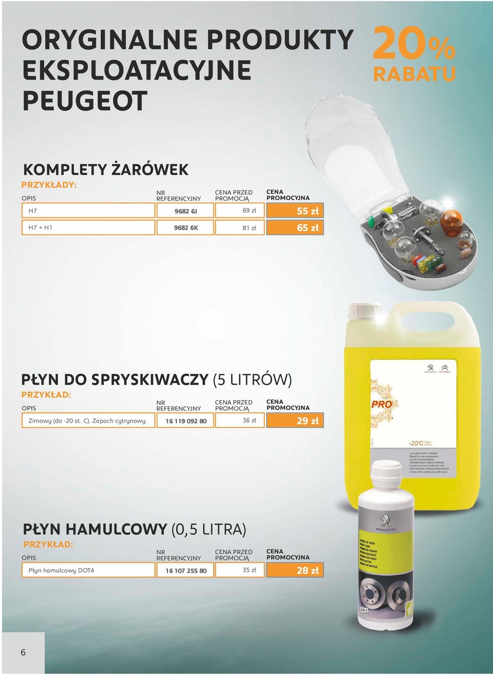 PRZYKŁAD: PRZED Zimowy (do -20 st. C). Zapach cytrynowy.