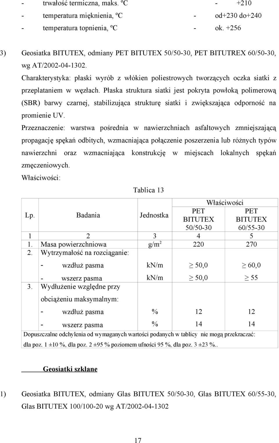 Płaska struktura siatki jest pokryta powłoką polimerową (SBR) barwy czarnej, stabilizująca strukturę siatki i zwiększająca odporność na promienie UV.