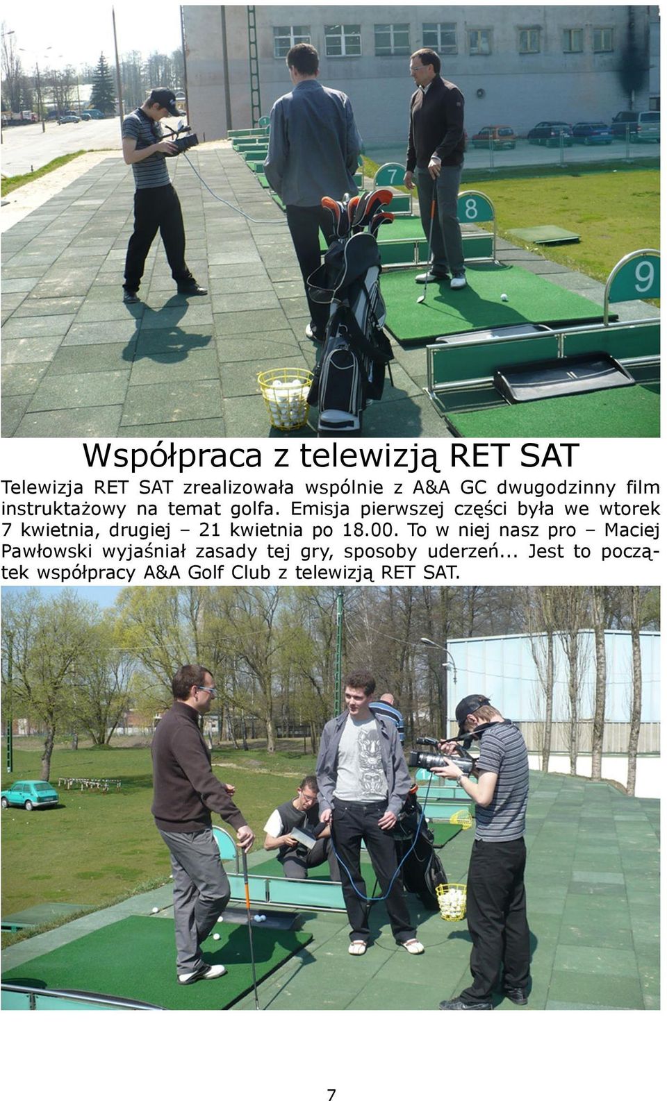 film instrukta owy na temat golfa.