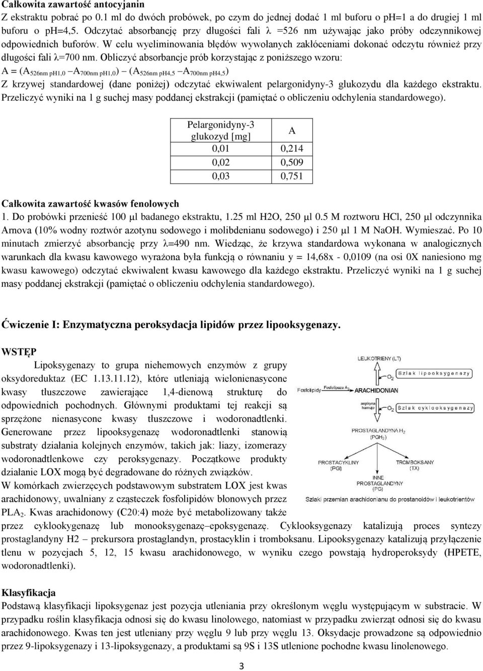 W celu wyeliminowania błędów wywołanych zakłóceniami dokonać odczytu również przy długości fali λ=700 nm.