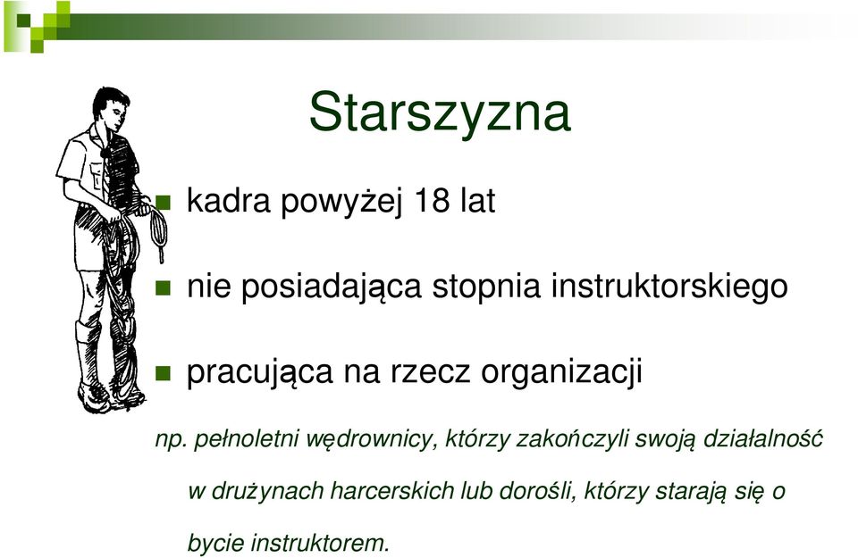 pełnoletni wędrownicy, którzy zakończyli swoją działalność w