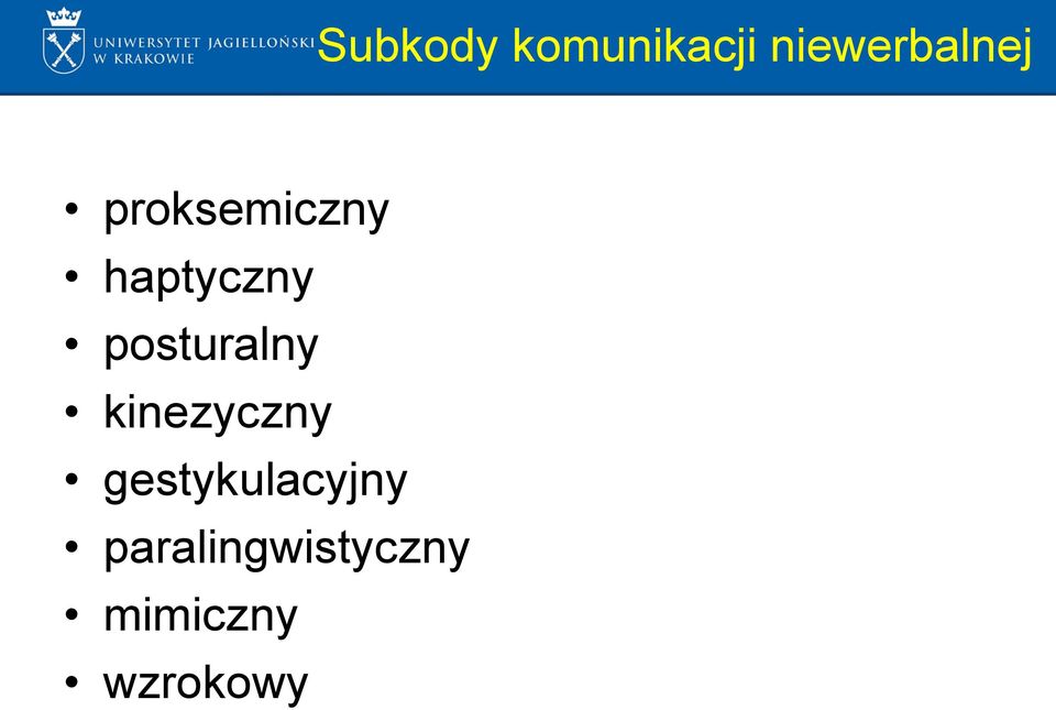 haptyczny posturalny kinezyczny