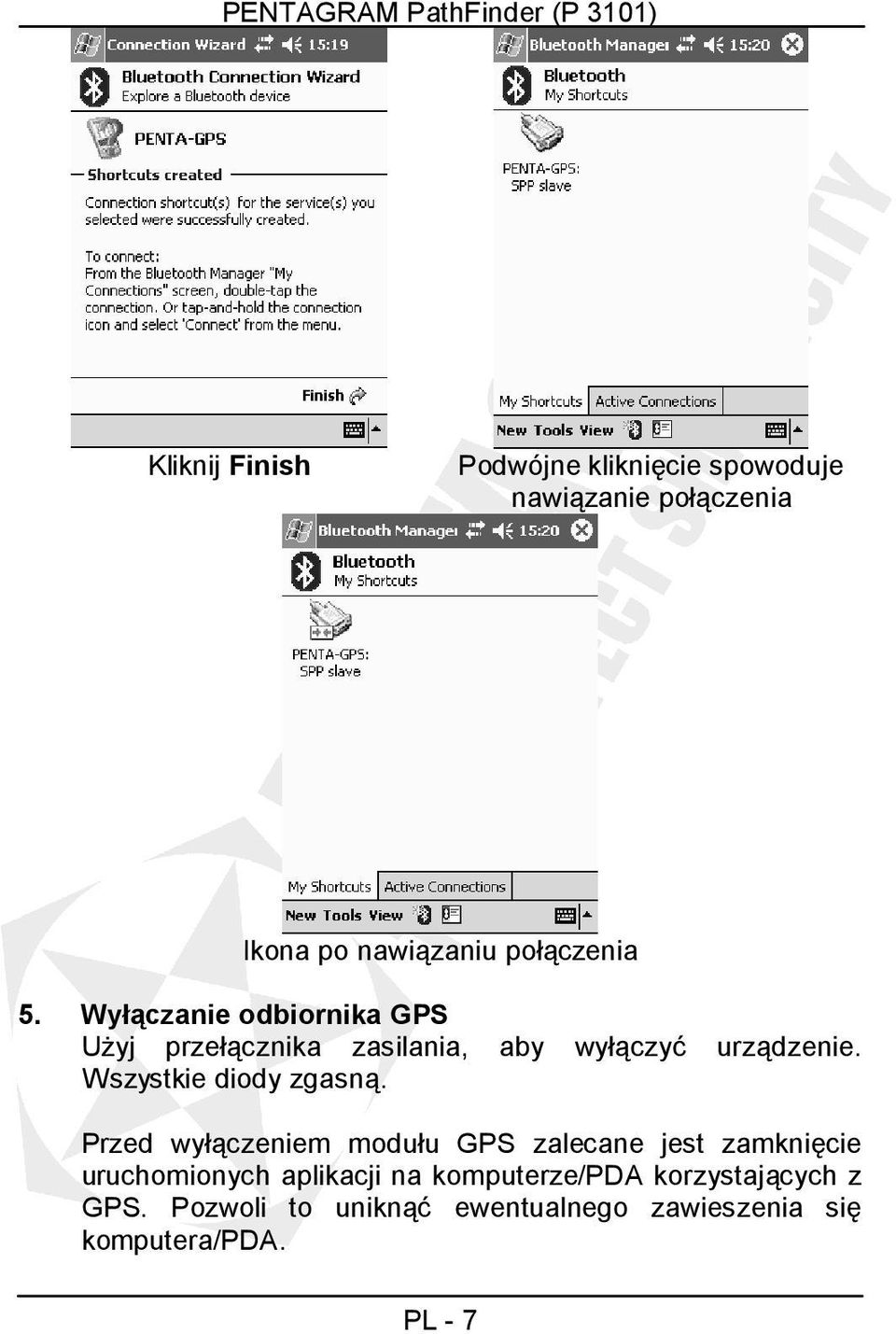 Wszystkie diody zgasną.