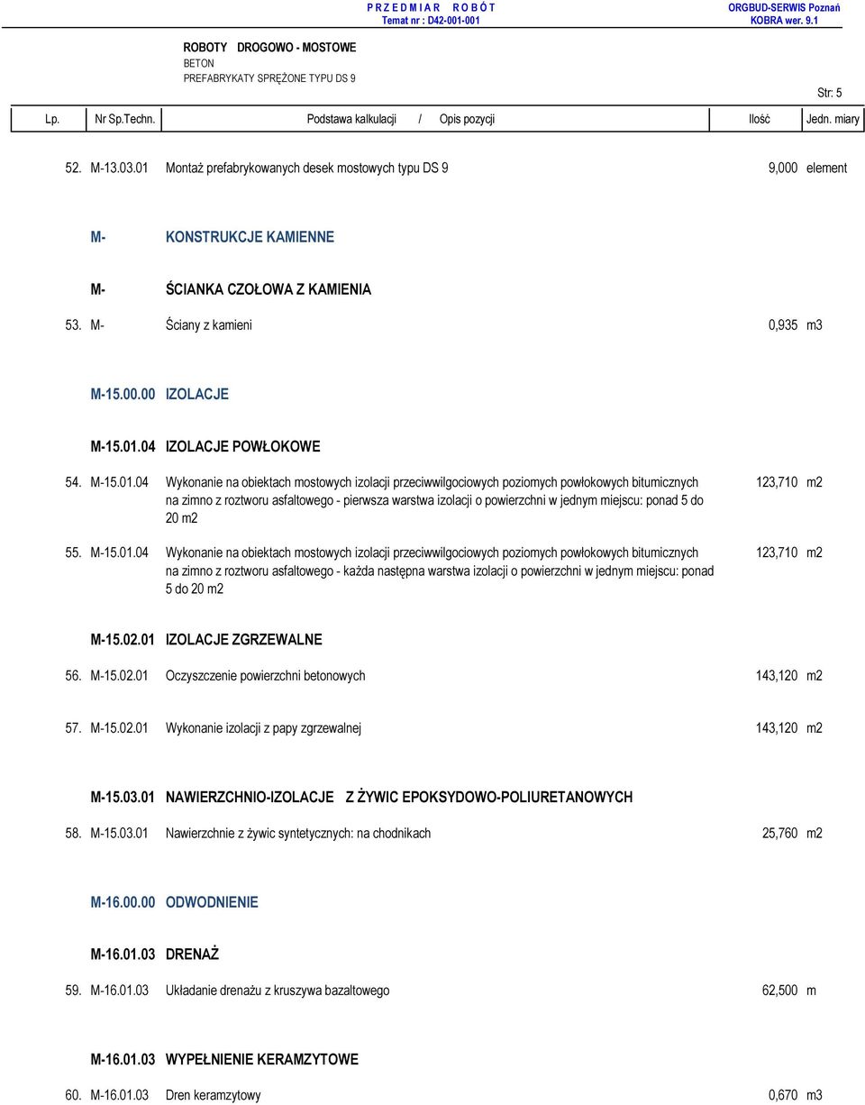 04 IZOLACJE POWŁOKOWE 54. M-15.01.