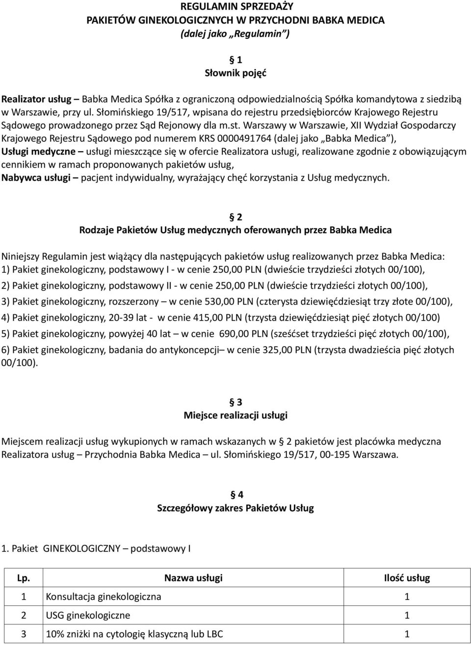 u przedsiębiorców Krajowego Rejestr