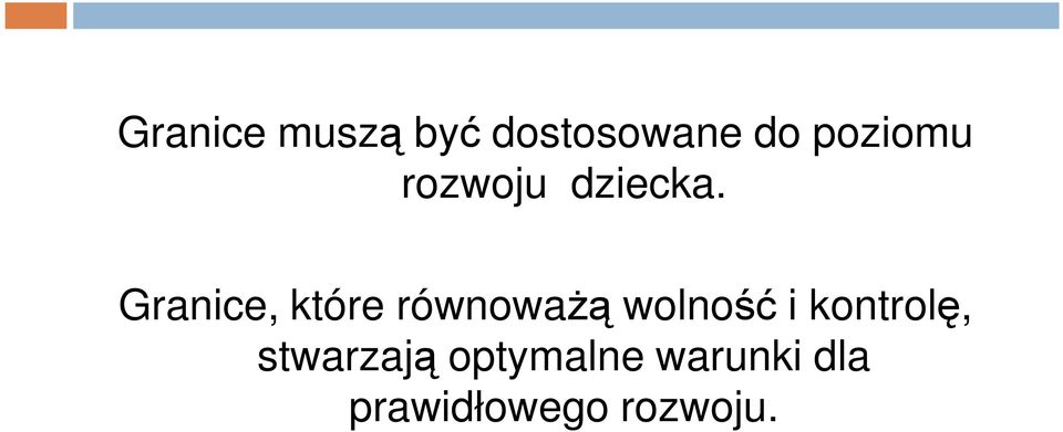 Granice, które równoważą wolność i