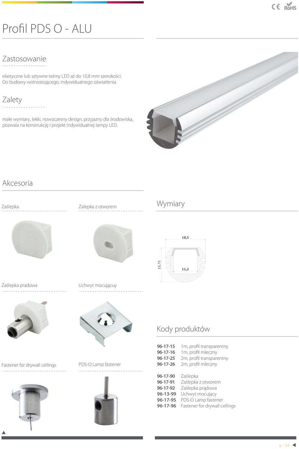 indywidualnej lampy LED.