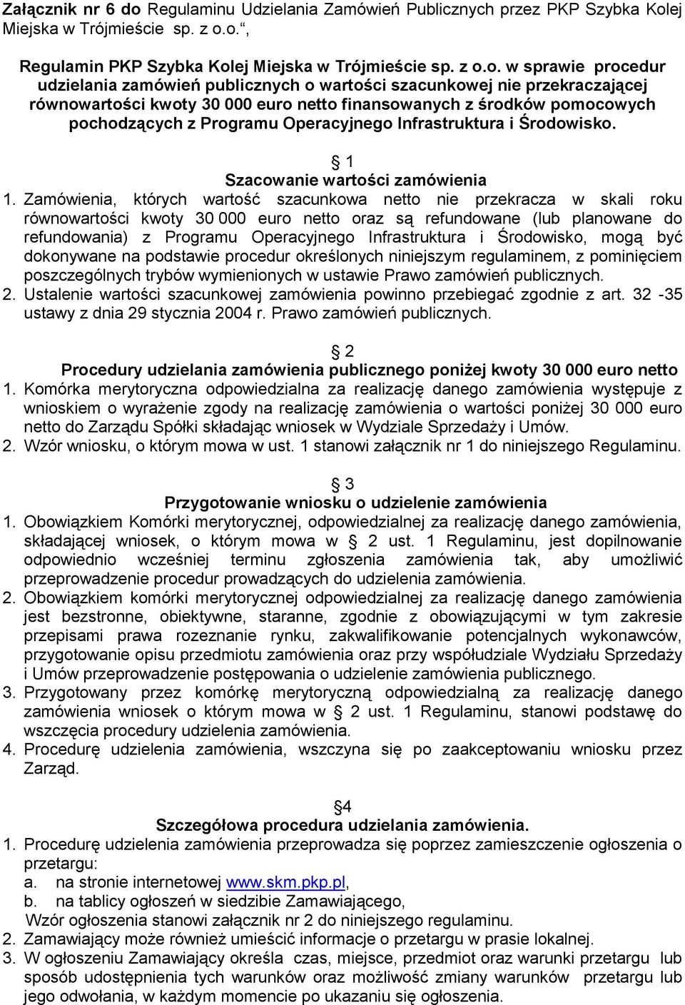 ej Miejska w Trójmieście sp. z o.