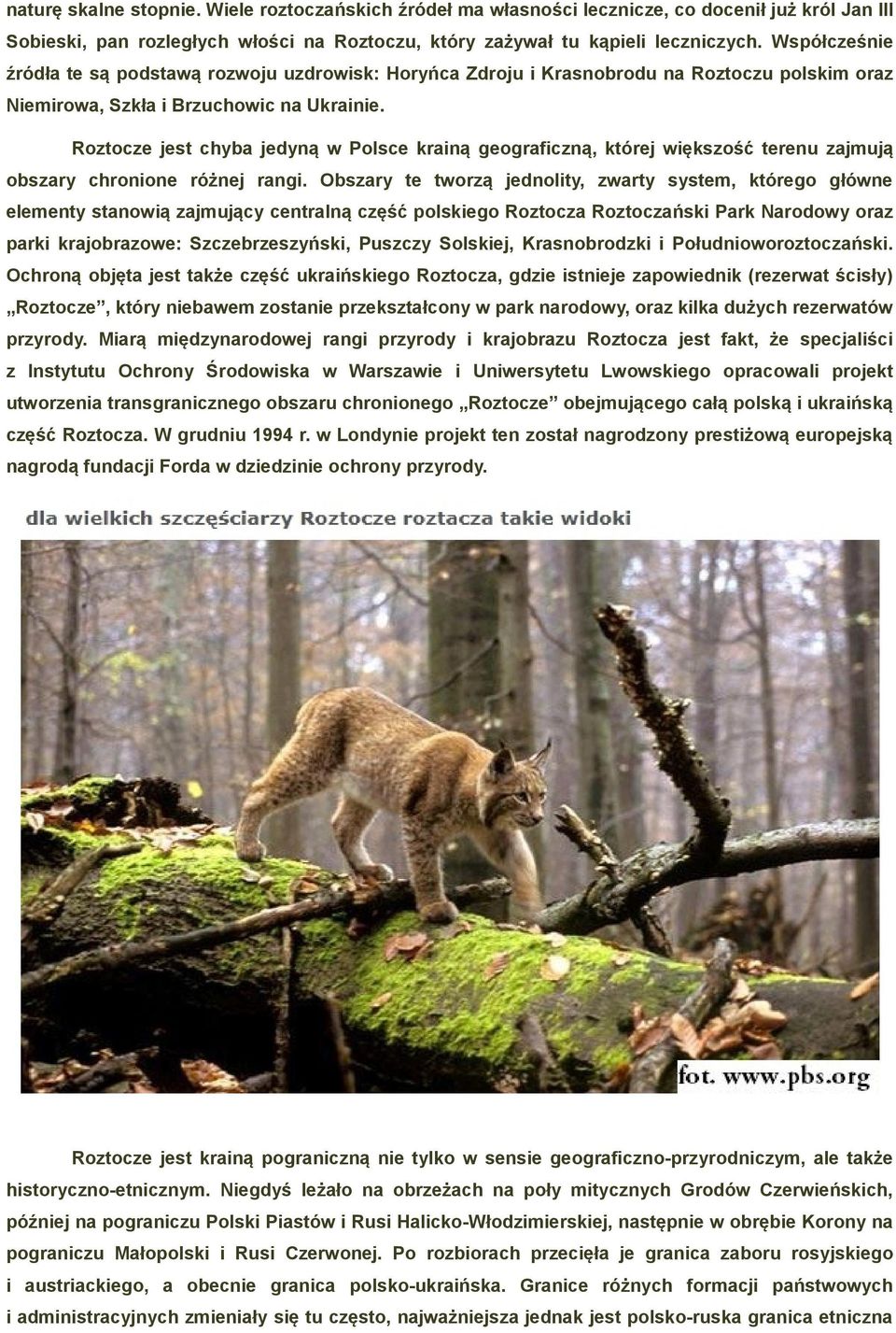 Roztocze jest chyba jedyną w Polsce krainą geograficzną, której większość terenu zajmują obszary chronione różnej rangi.
