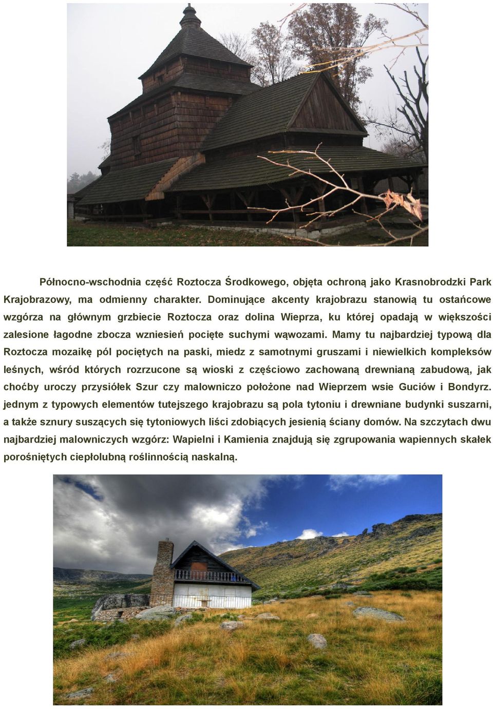 wąwozami.
