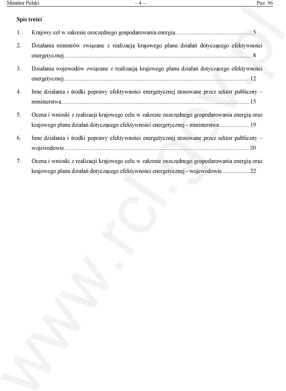 Działania wojewodów związane z realizacją krajowego planu działań dotyczącego efektywności energetycznej... 12 4.