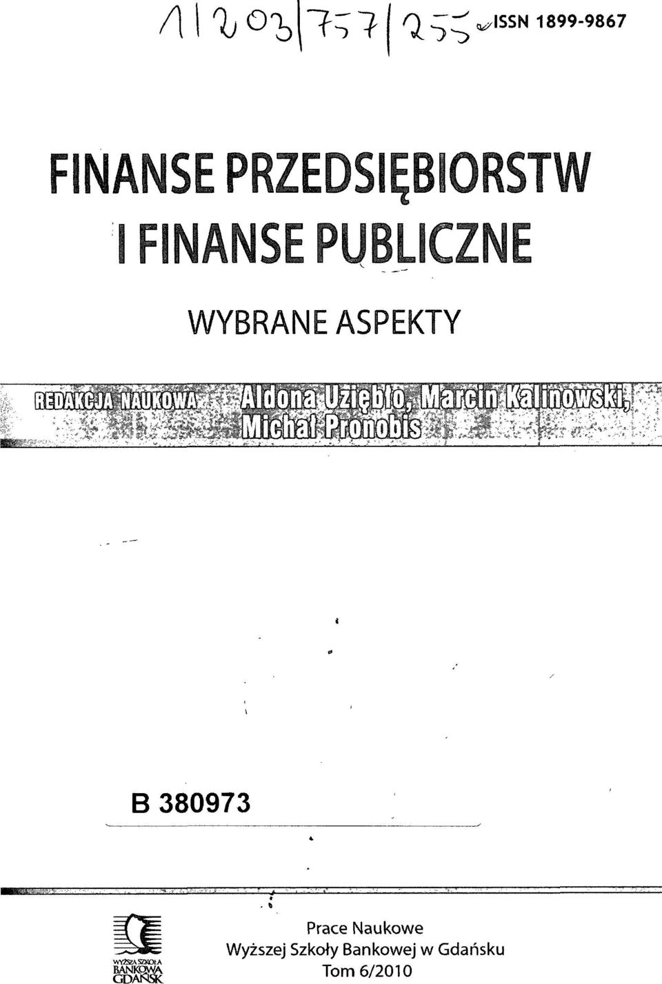 WYBRANE ASPEKTY B 380973 Prace