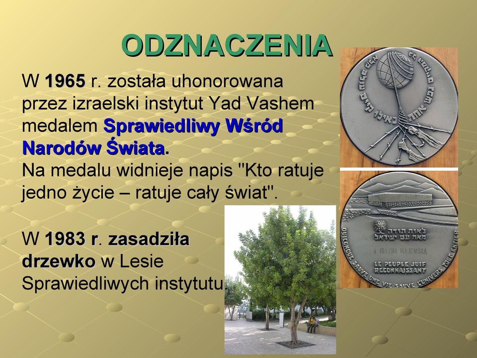 Sprawiedliwy Wśród Narodów Świata.