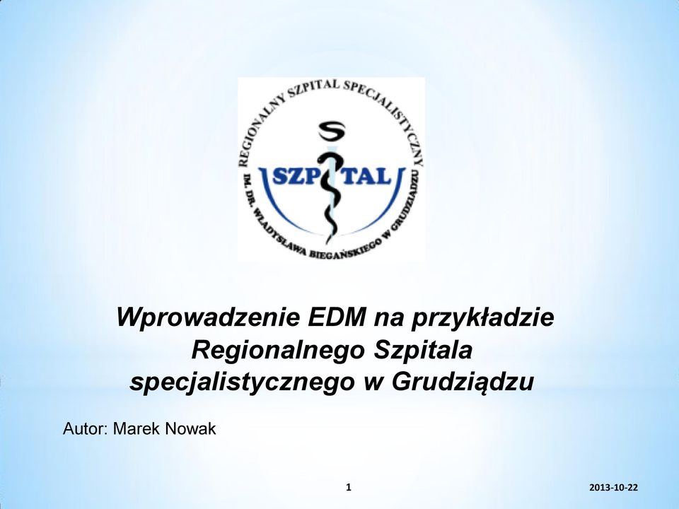 Szpitala specjalistycznego