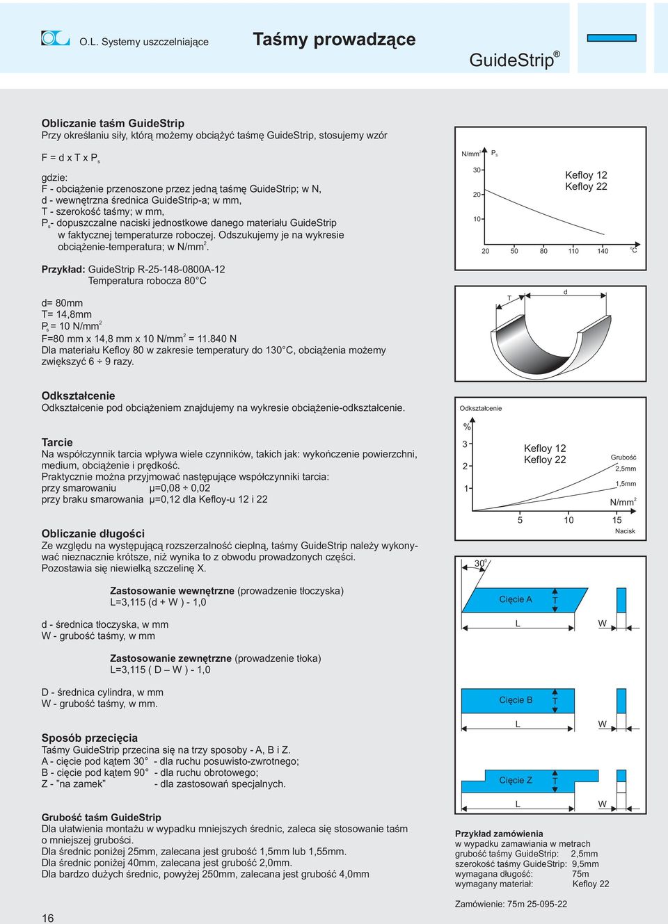 Oszukujemy je na wykresie 2 bci¹ enie-temperatura; w N/mm.