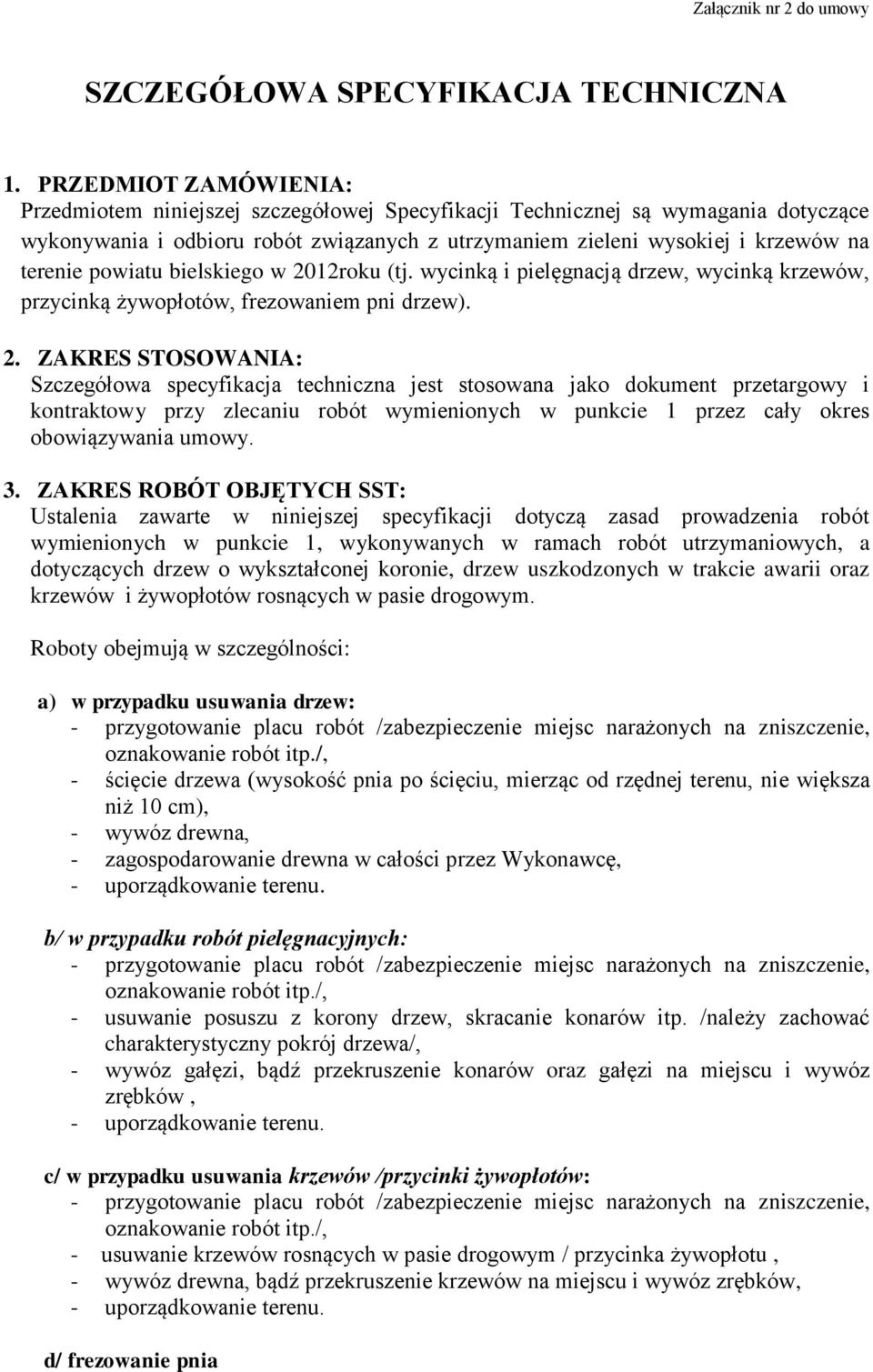 powiatu bielskiego w 20