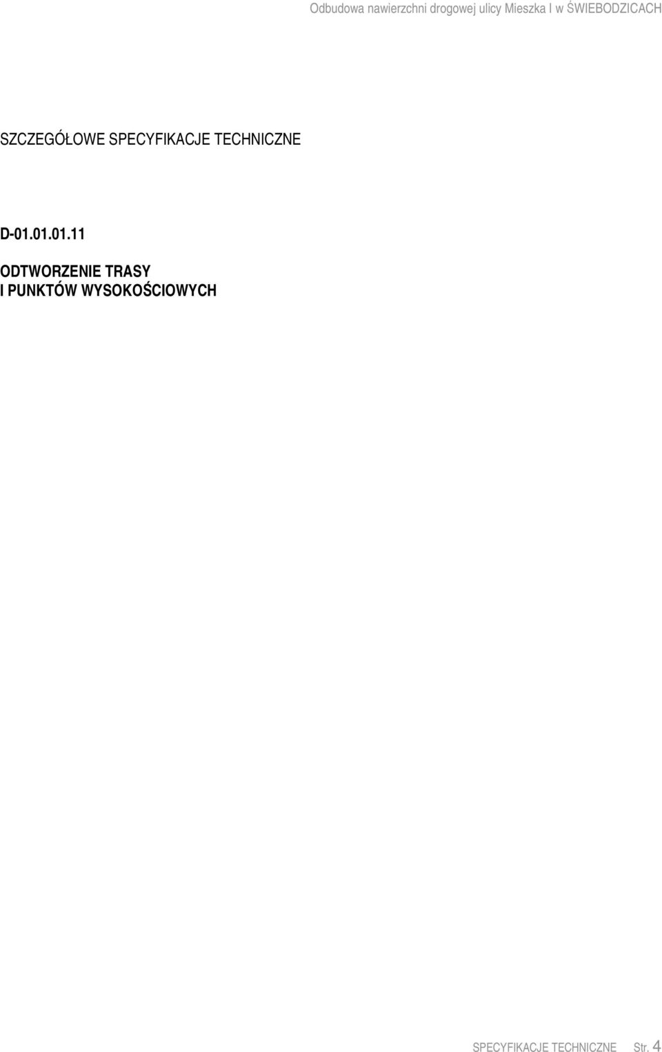 01.01.11 ODTWORZENIE TRASY I