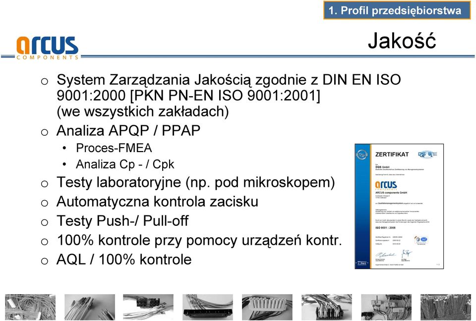 Analiza Cp - / Cpk o Testy laboratoryjne (np.