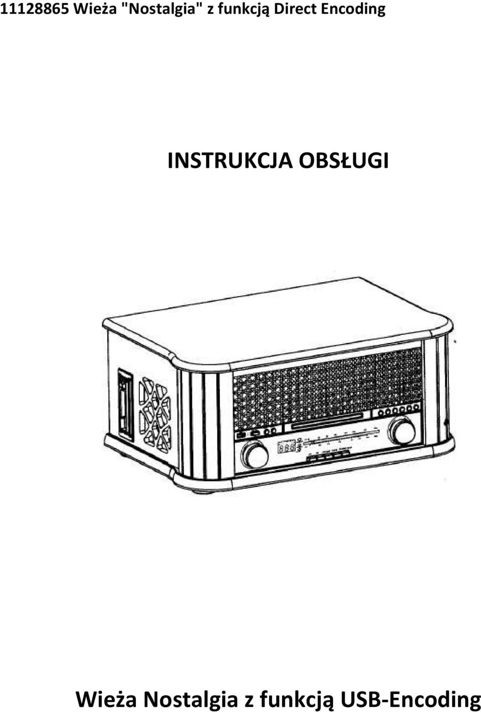 INSTRUKCJA OBSŁUGI Wieża