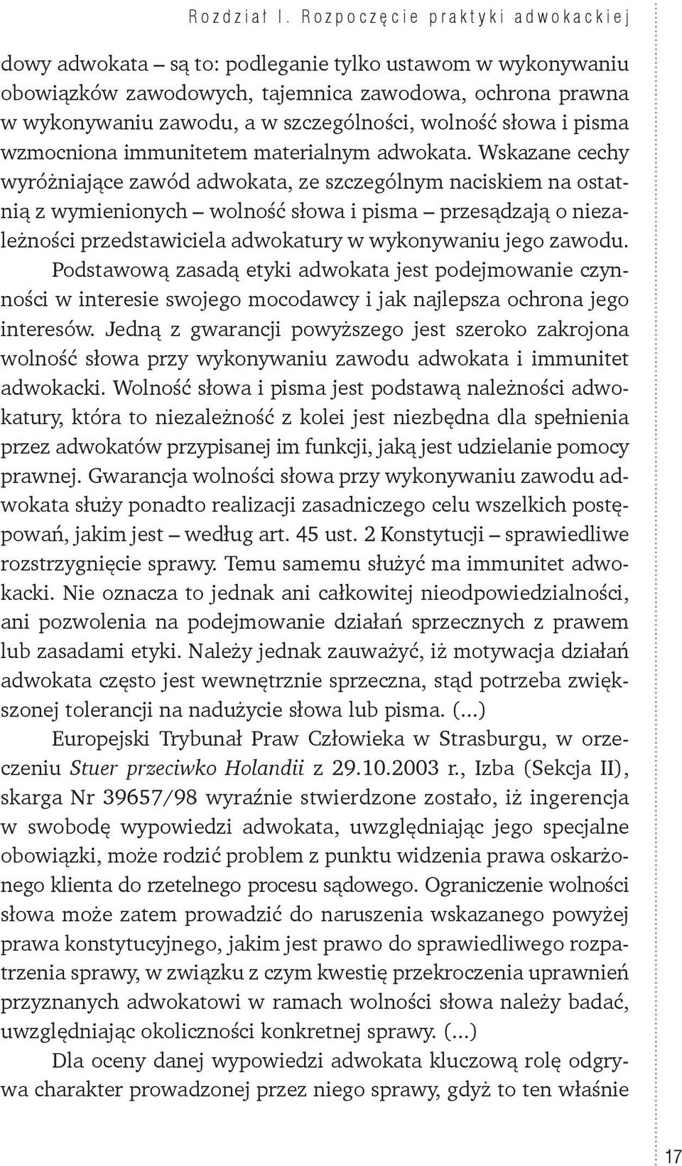 słowa i pisma wzmocniona immunitetem materialnym adwokata.