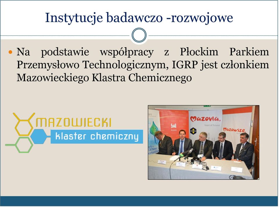 Przemysłowo Technologicznym, IGRP