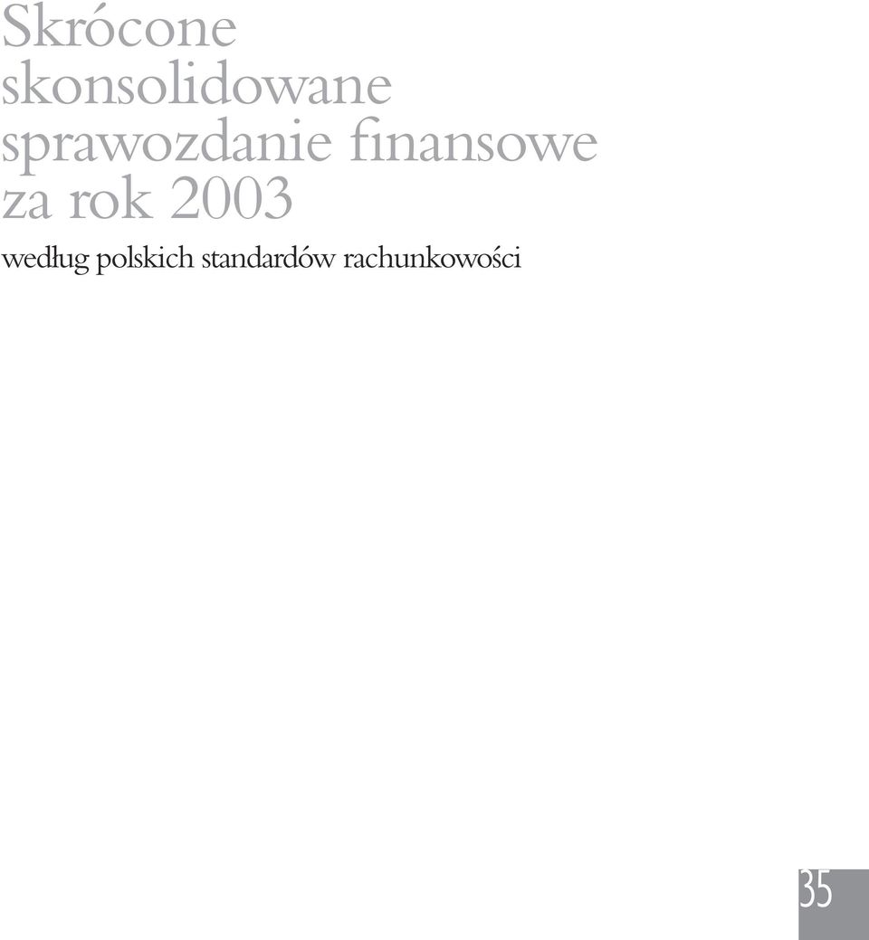 rok 2003 według polskich