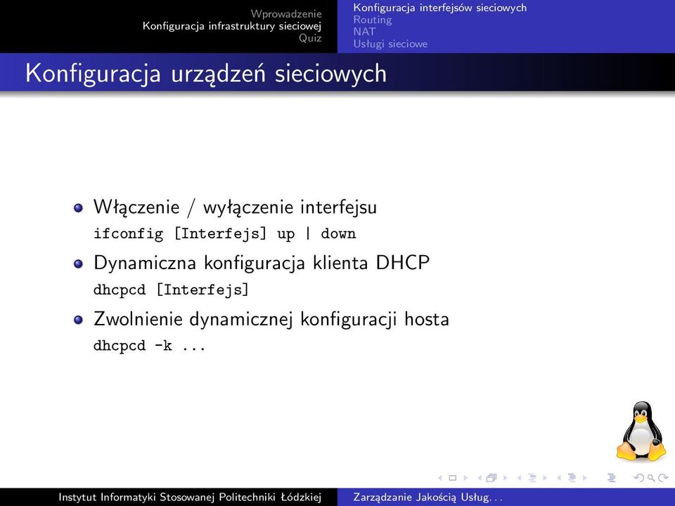 Dynamiczna konfiguracja klienta DHCP dhcpcd