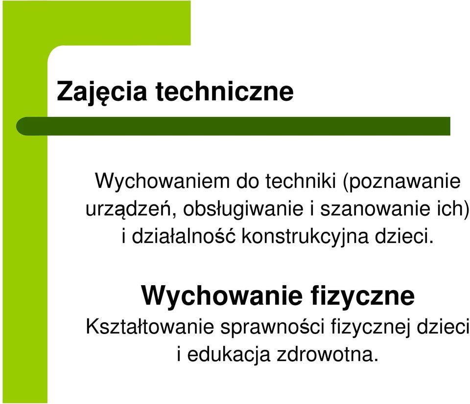 i działalność konstrukcyjna dzieci.