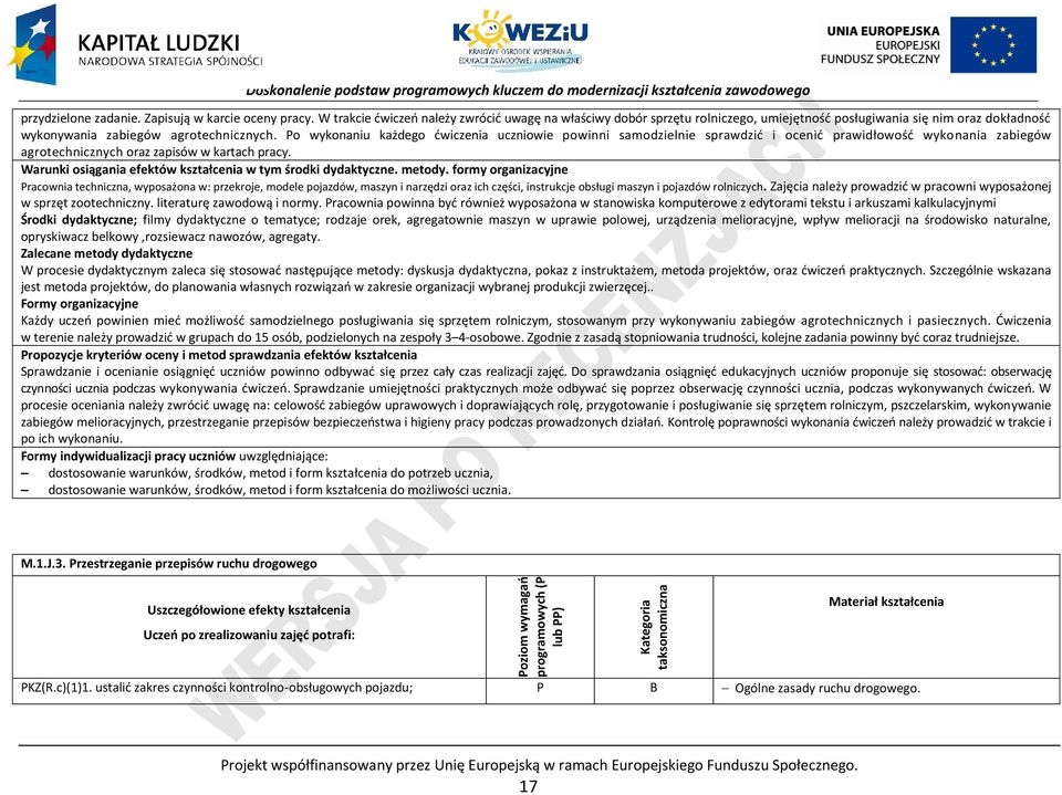 o wykonaniu każdego ćwiczenia uczniowie powinni samodzielnie sprawdzić i ocenić prawidłowość wykonania zabiegów agrotechnicznych oraz zapisów w kartach pracy.