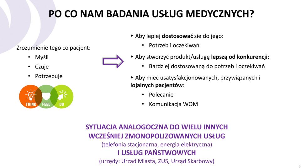 produkt/usługę lepszą od konkurencji: Bardziej dostosowaną do potrzeb i oczekiwań Aby mieć usatysfakcjonowanych, przywiązanych i