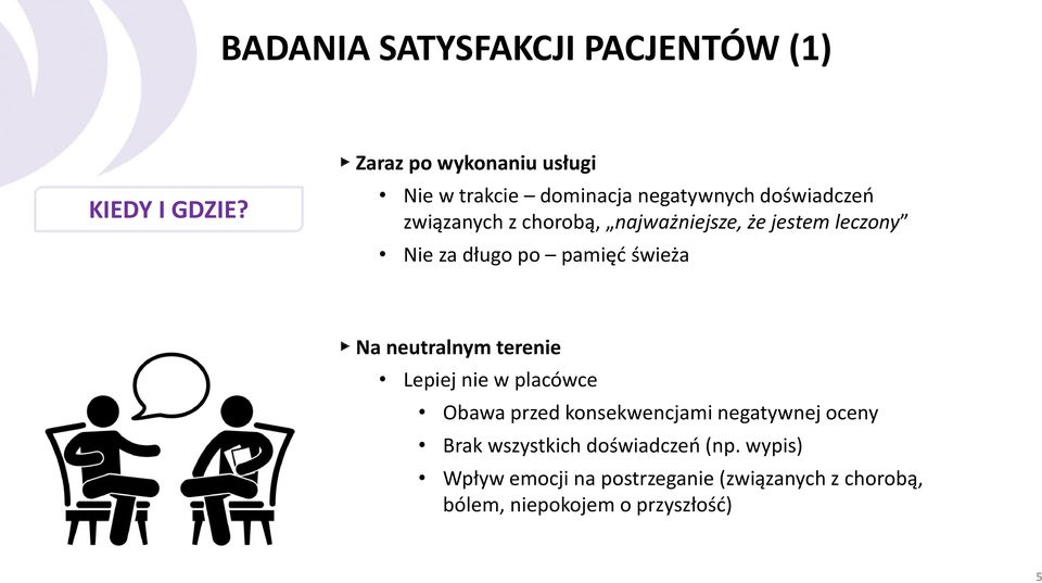 najważniejsze, że jestem leczony Nie za długo po pamięć świeża Na neutralnym terenie Lepiej nie w