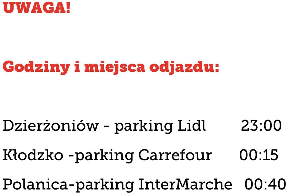 Dzierżoniów - parking Lidl 23:00