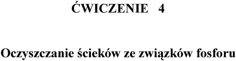 ścieków ze