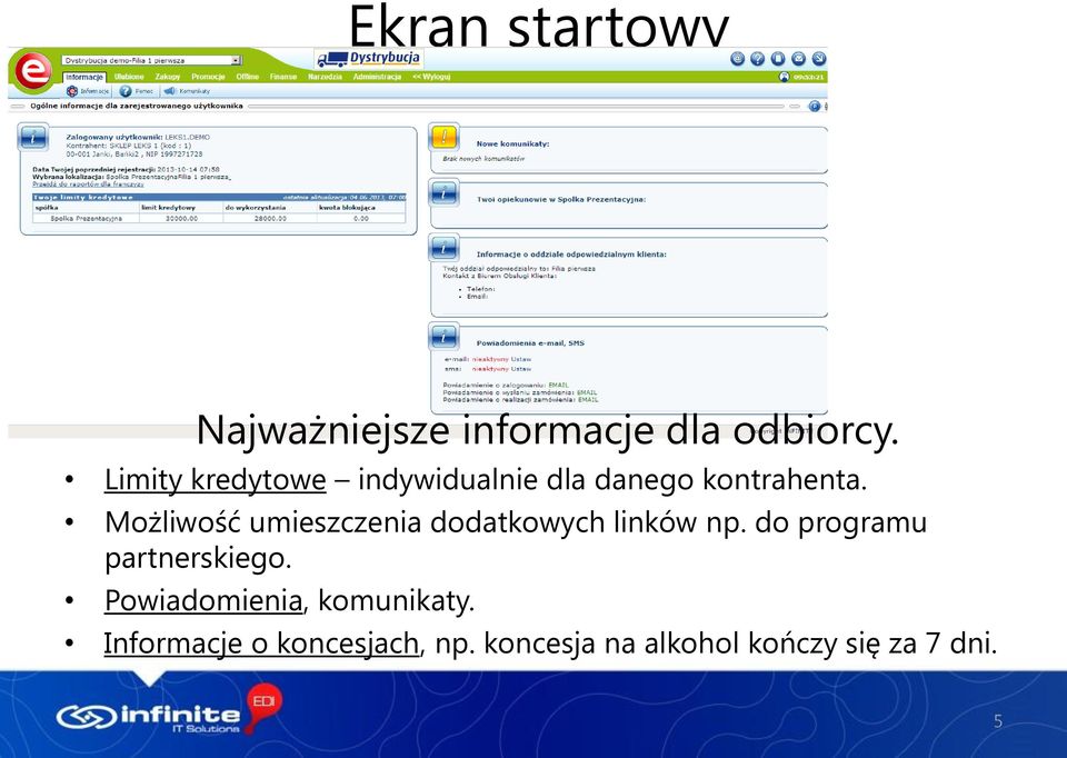 Możliwość umieszczenia dodatkowych linków np.