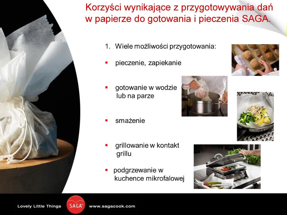 papierze do gotowania i