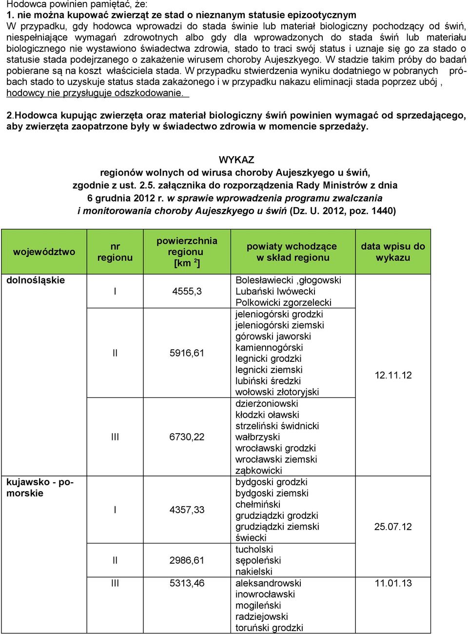 zdrowotnych albo gdy dla wprowadzonych do stada świń lub materiału biologicznego nie wystawiono świadectwa zdrowia, stado to traci swój status i uznaje się go za stado o statusie stada podejrzanego o