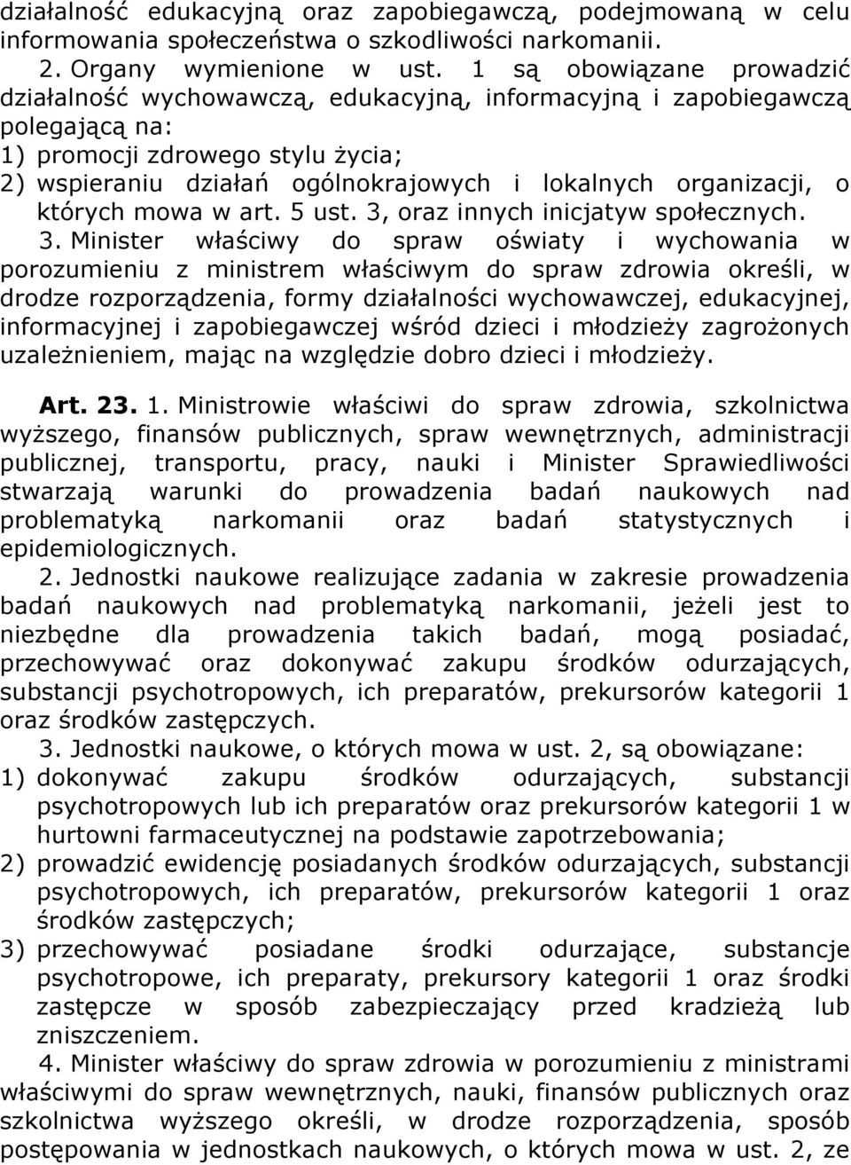 organizacji, o których mowa w art. 5 ust. 3,