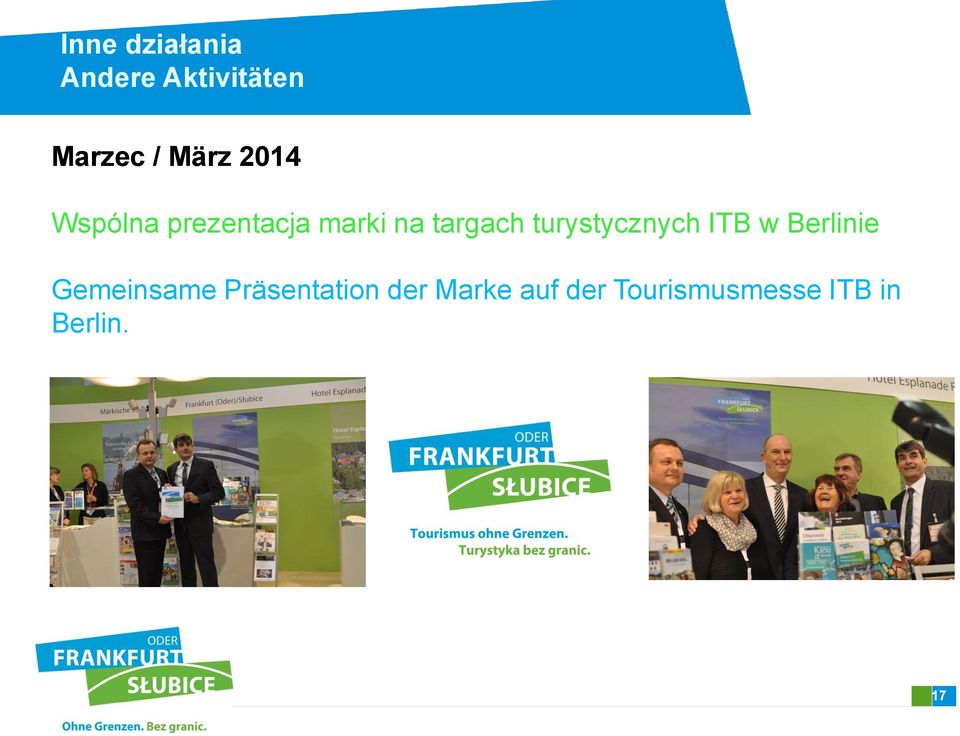 turystycznych ITB w Berlinie Gemeinsame